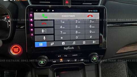 Màn hình DVD Android liền camera 360 Honda CRV 2018 - nay | Fujitech 360 